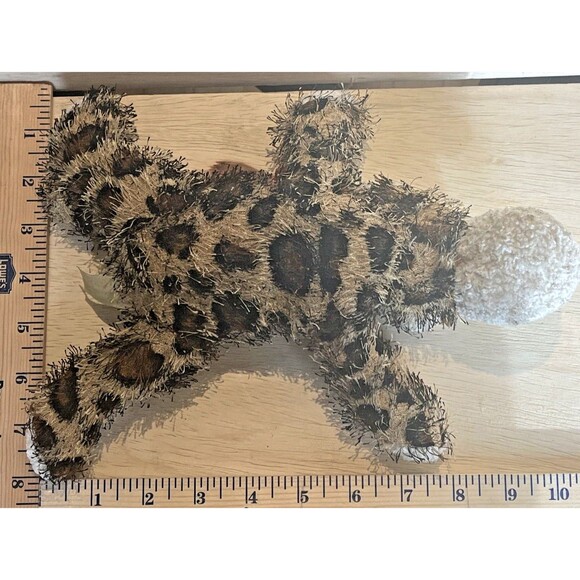 Dan Dee Tiger Plush Leopard Cheetah Floppy Laying Stuffed Animal Red nose - Picture 3 of 5